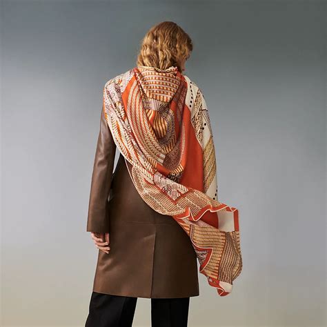 hermes schal winter|hermes tressage shawl.